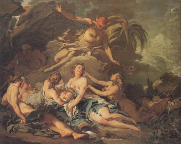 Mercury confiding Bacchus to the Nymphs, Francois Boucher